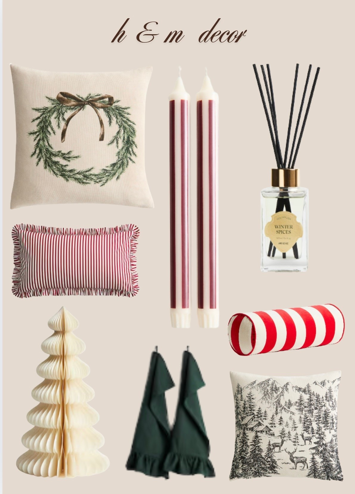 Christmas preview at H & M 🌲 
