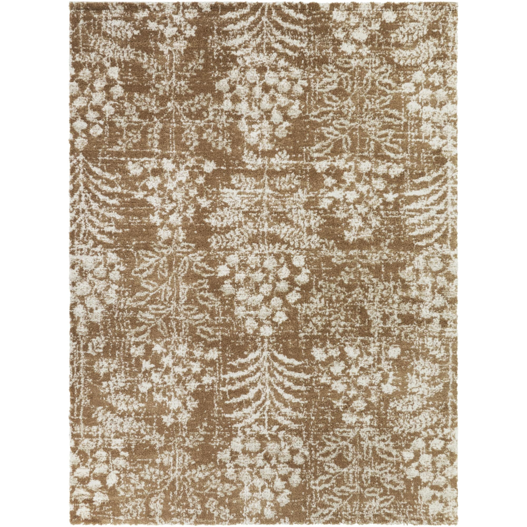 Balta Harmonia 8 x 10 (ft) Tufted Polypropylene Rust/Cream Rectangular Indoor Damask Farmhouse/Cottage Spot Clean Only Pet Friendly Area rug in Red | Lowe's