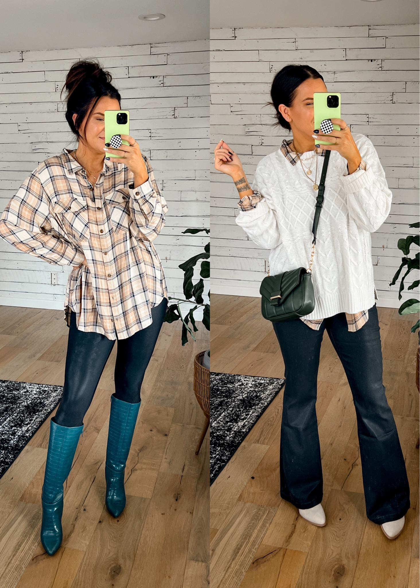 Cute Walmart fall fashion finds
Flannel: 2X
Leggings: Large
Sweater XXL (sized up for slouchy fit)
Jeans: size 10 (true to size)
Boots: True to size


#LTKstyletip #LTKSeasonal #LTKunder50