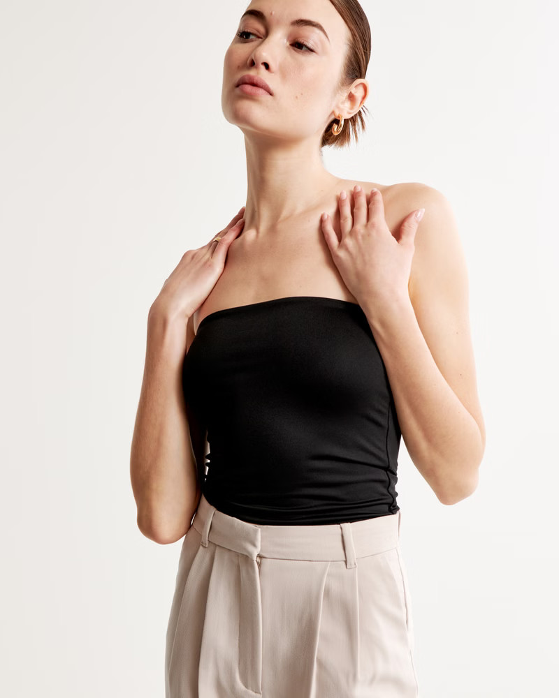 Women's Sleek Seamless Fabric Tube Top | Women's Tops | Abercrombie.com | Abercrombie & Fitch (US)