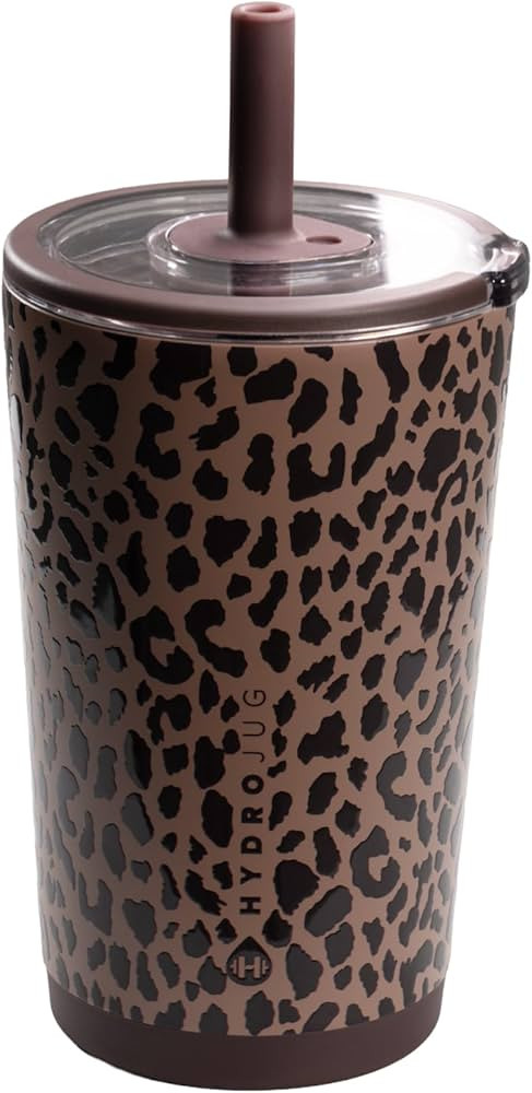 HydroJug Everyday Tumbler 14 oz – Ceramic-Lined Insulated Tumbler with Straw and Soft-Touch Lid... | Amazon (US)