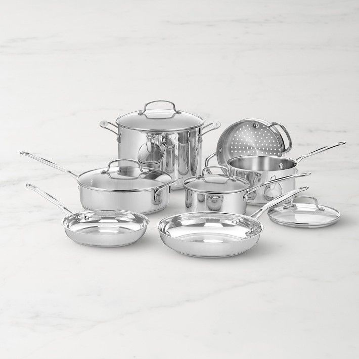 Cuisinart Chef's Classic Stainless Steel 11-Piece Cookware Set | Williams-Sonoma