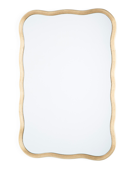 24x36 Rectangle Scallop Mirror | Pillows & Decor | Marshalls | Marshalls