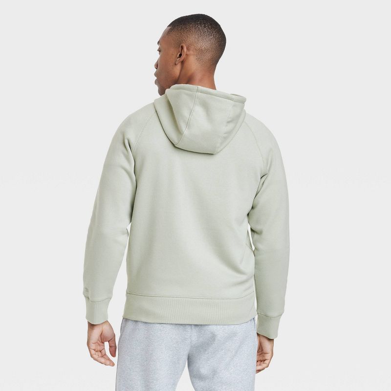 Men's Cotton Fleece Full Zip Sweatshirt - All in Motion™ | Target