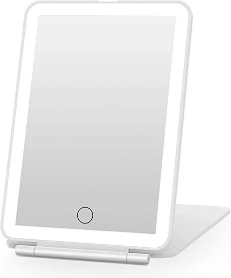 FUNTOUCH Rechargeable Travel Makeup Vanity Mirror with 72 Led Lights, Portable Lighted Makeup Bea... | Amazon (US)