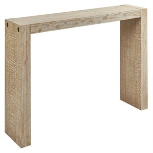 INK+IVY Monterey Contemporary Solid Wood Console Table in Natural/Wheat | Cymax