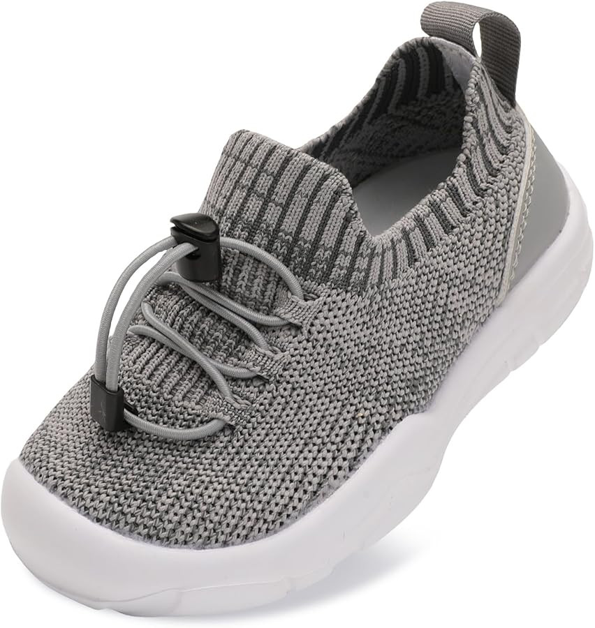 Scurtain Toddler Shoes Boys Girls Tennis Shoes Kids Barefoot Shoes Slip on Sneakers Breathable Wa... | Amazon (US)