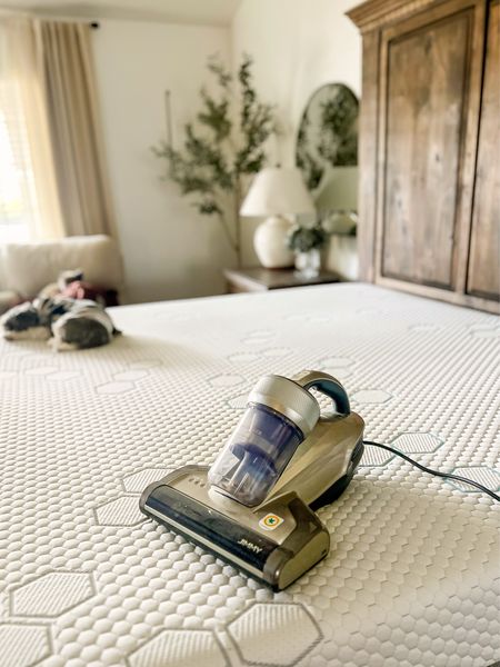 Cleaning with dogs 🐾  I use this UV vacuum on my mattress weekly when changing sheets. So perfect for keeping everything clean for life with pets!

#LTKhome
