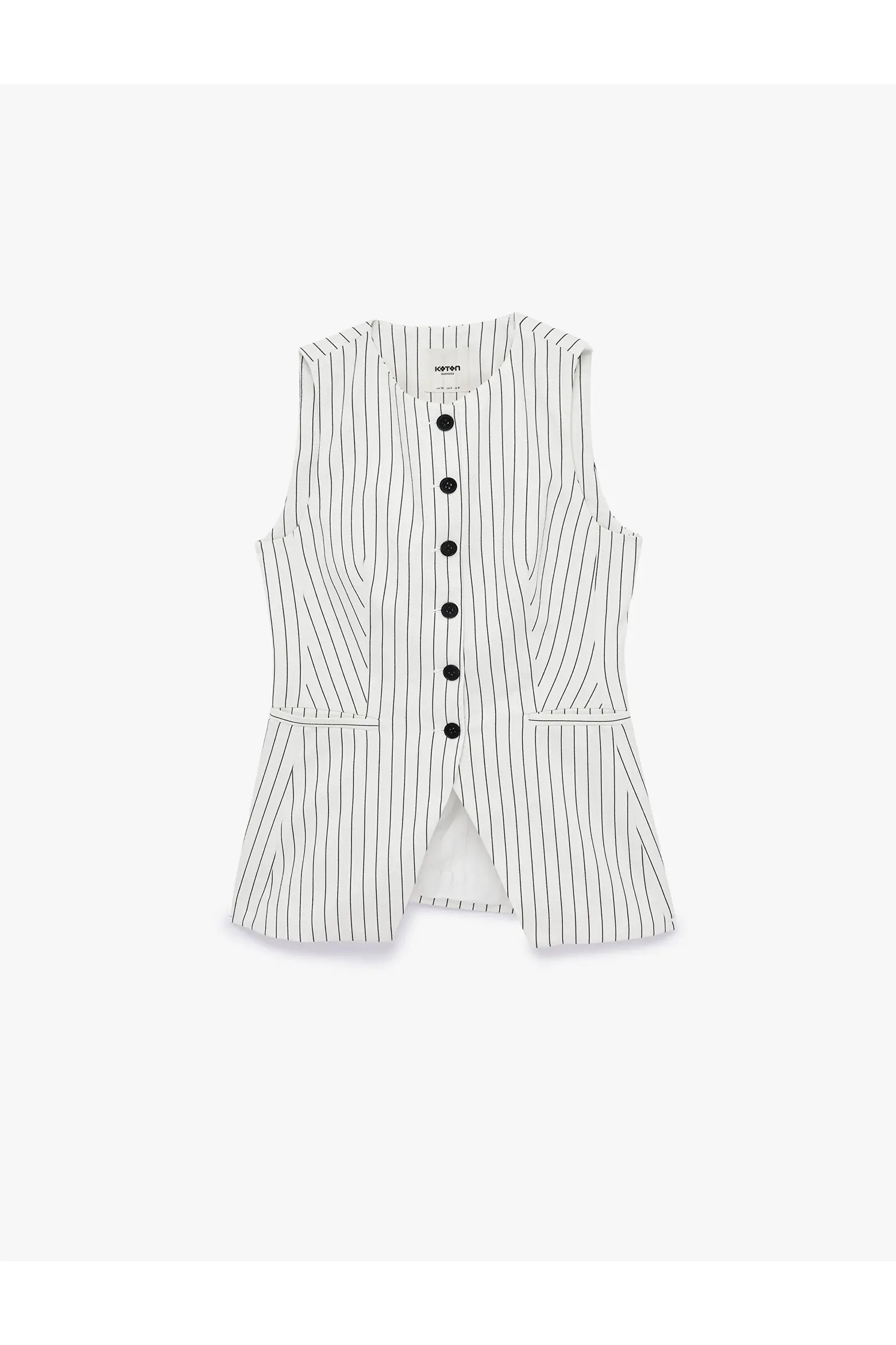 Button Detail Sleeveless Striped Vest (Women) | Nordstrom | Nordstrom