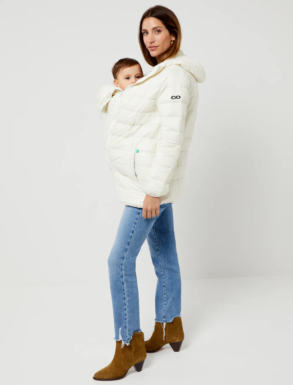 Modern Eternity Ashley 3-in-1 Down Maternity Convertible Jacket | A Pea In The Pod