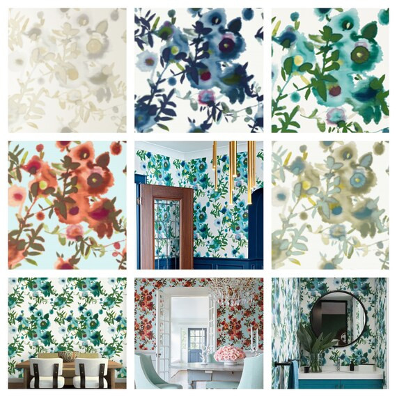 Designer Thibaut Open Spaces Wallpaper by the Package double | Etsy | Etsy (US)