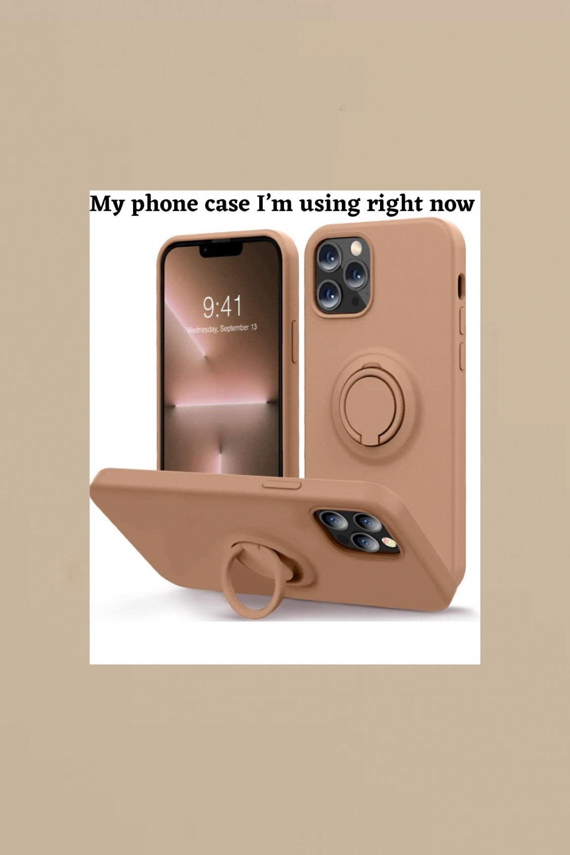 Brown phone case, iphone 

#LTKunder50