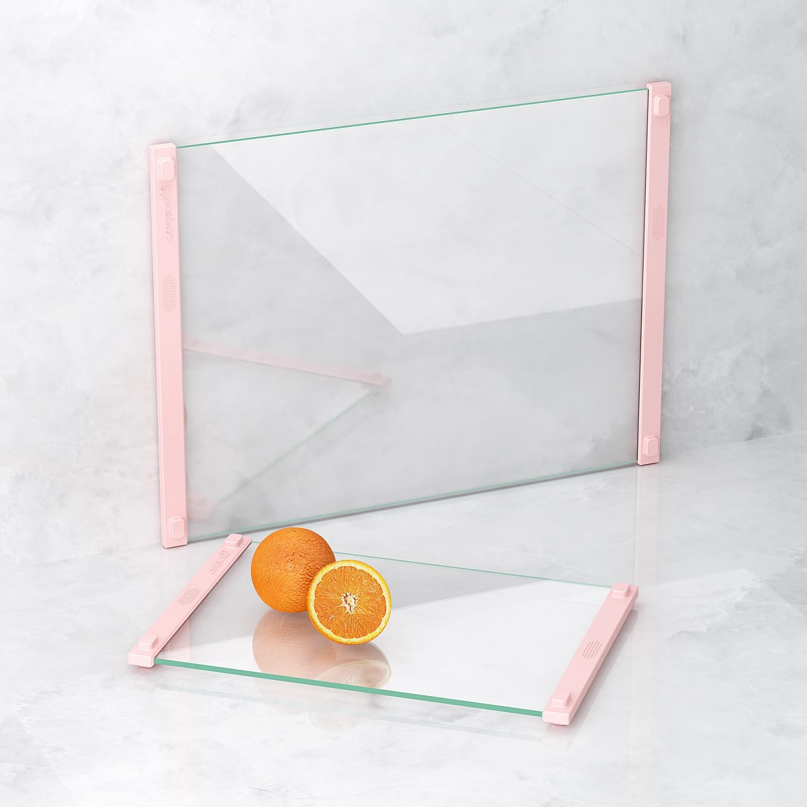 Glass Cutting Board with Silicone Grip, 80% Stronger Shatter Resistance and Slip Resistance,No Sc... | Amazon (US)