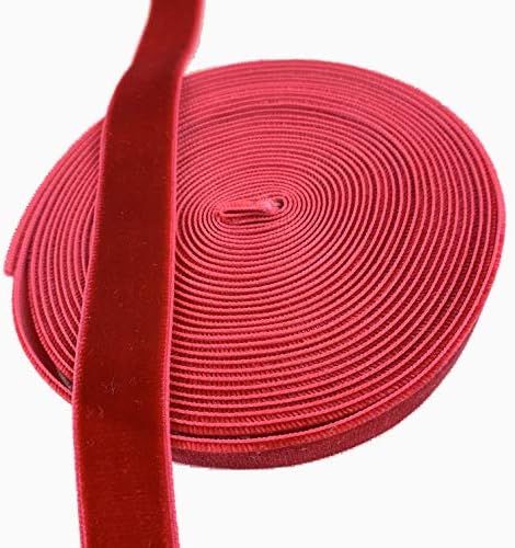 Worlds Red Velvet Ribbon 5 Yards 5/8"Inch(16mm) | Amazon (US)