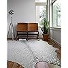 Loloi II Bryce Collection Faux Cowhide Area Rug, 3'10" x 5', Stone/Silver | Amazon (US)