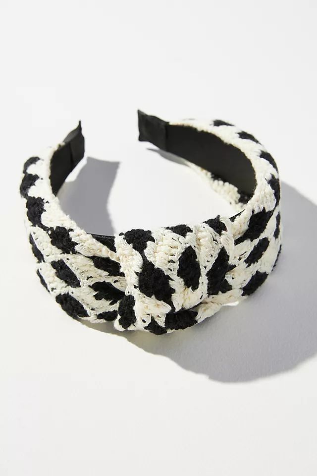 Top-Knot Checker Crochet Head Band | Anthropologie (US)