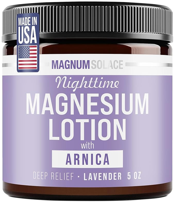 Magnum Solace Nighttime Magnesium Lotion with Arnica – Soothing Relief & Relaxation, Highly Con... | Amazon (US)