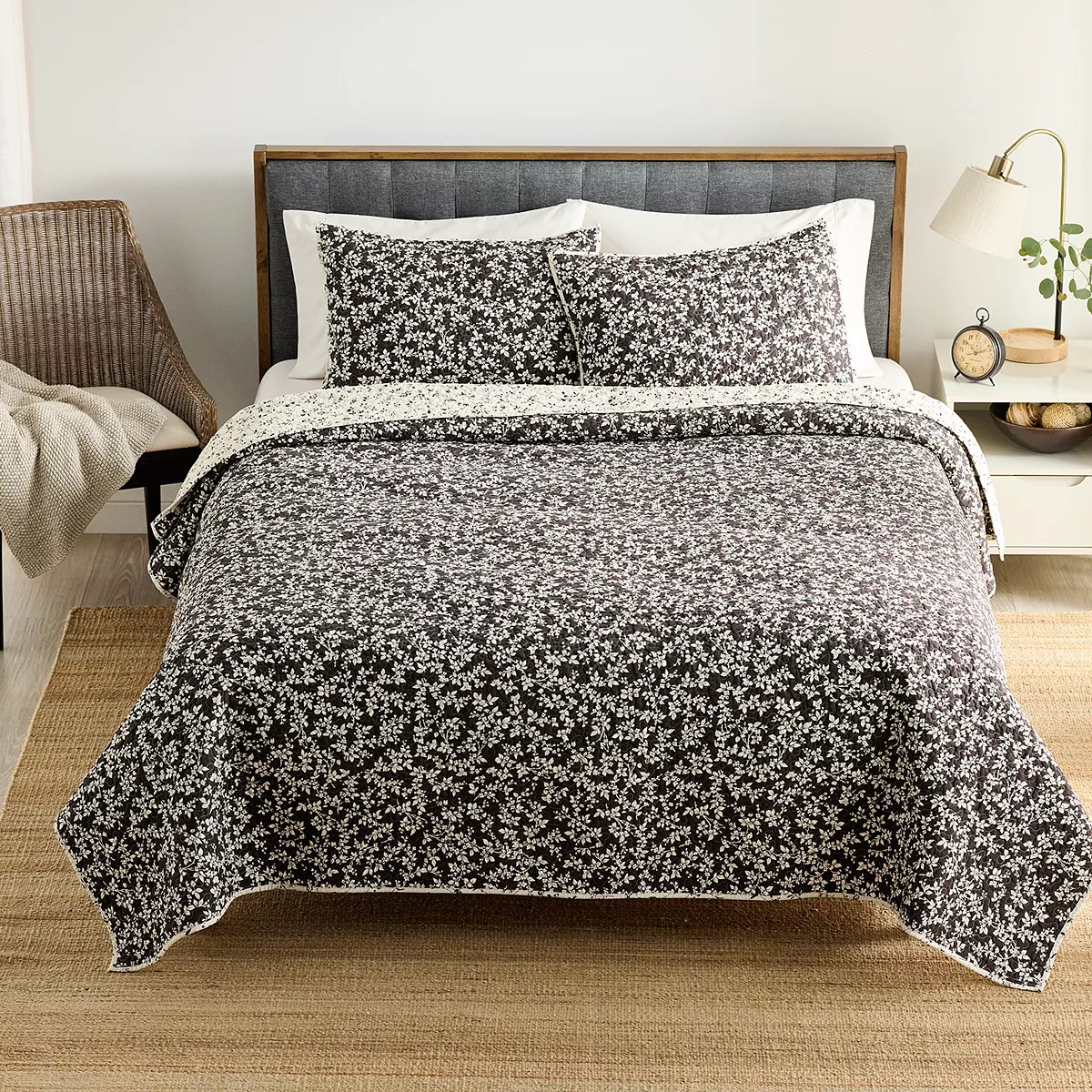 Sonoma Goods For Life® Sprigs Reversible Printed Quilt or Sham | Kohl's