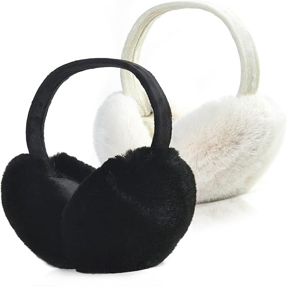Winter Ohrenwärmer Damen Unisex Plüsch Ohrenschützer Faltbare Warme Weiche Ohrenschutz Outdoor... | Amazon (DE)