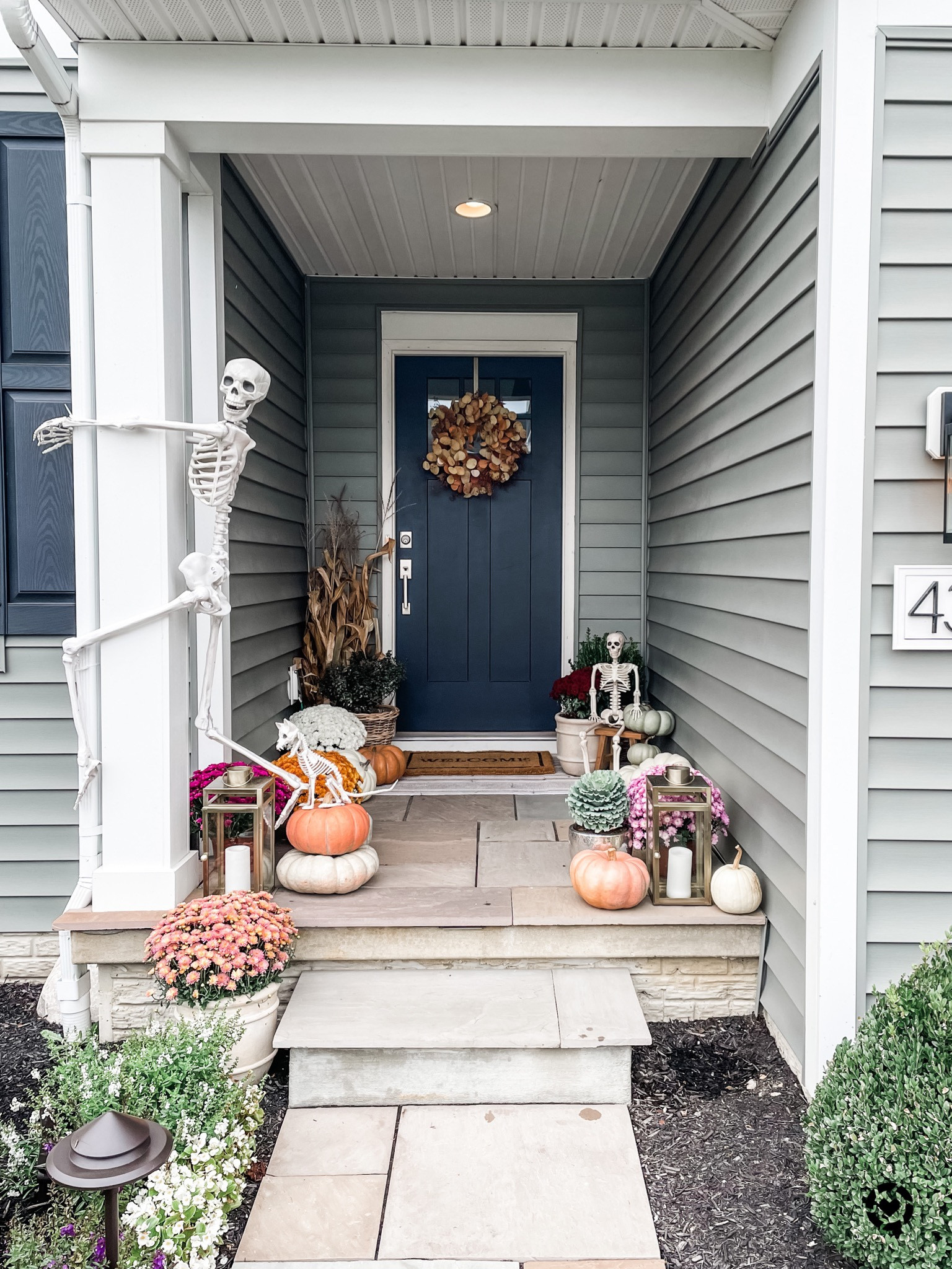 Spooky Halloween front porch
Pumpkins, pottery barn, front door, wreath, skeleton, amazon finds, Target finds, lantern, etsy finds, flower pot, outdoor

#LTKHalloween #LTKhome #LTKSeasonal