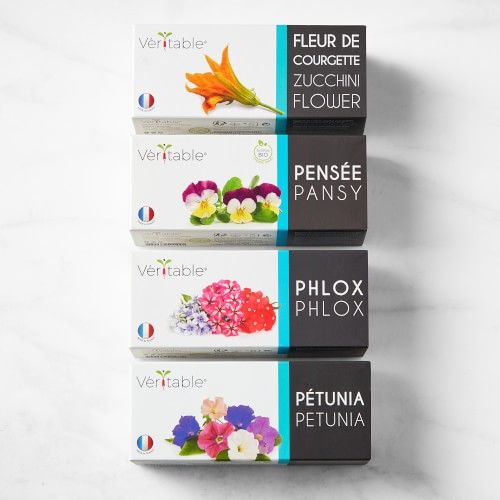Veritable(R) Edible Flower Set, 4-pack | Williams-Sonoma