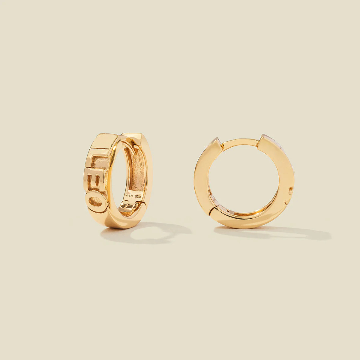 Leo Huggie Hoop Earrings | Made by Mary (US)