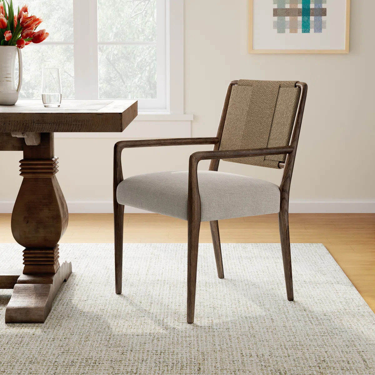 Betha Woven Arm Chair | Wayfair North America