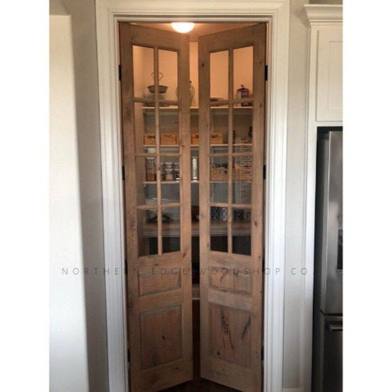 Custom Built: Glass French Doors Sliding Barn Door, Hinge, Pocket Door, Pantry Doors, Custom Anti... | Etsy (US)