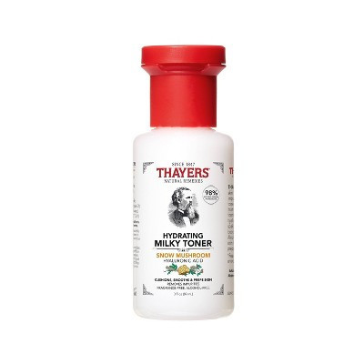 Thayers Natural Remedies Milky Hydrating Face Toner with Snow Mushroom and Hyaluronic Acid - 3 fl oz | Target