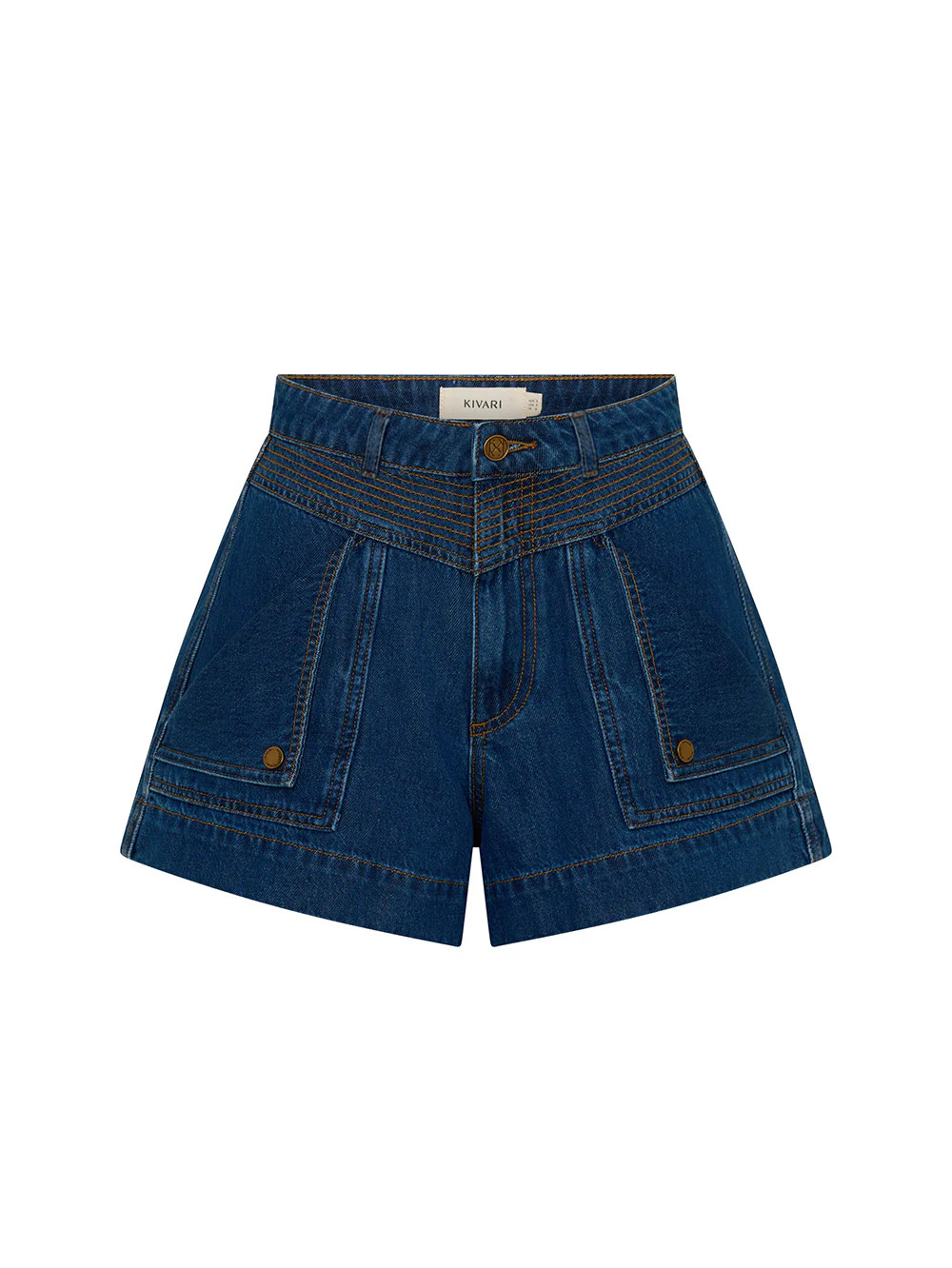 Celene Denim Short - Indigo | Kivari (Global minus AU/NZ)
