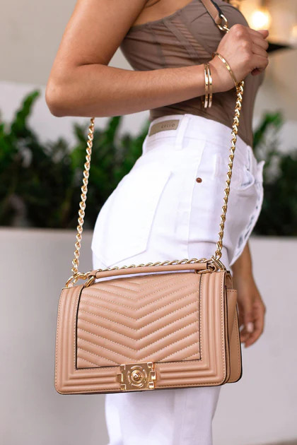 Odette Beige Purse | Shop Priceless