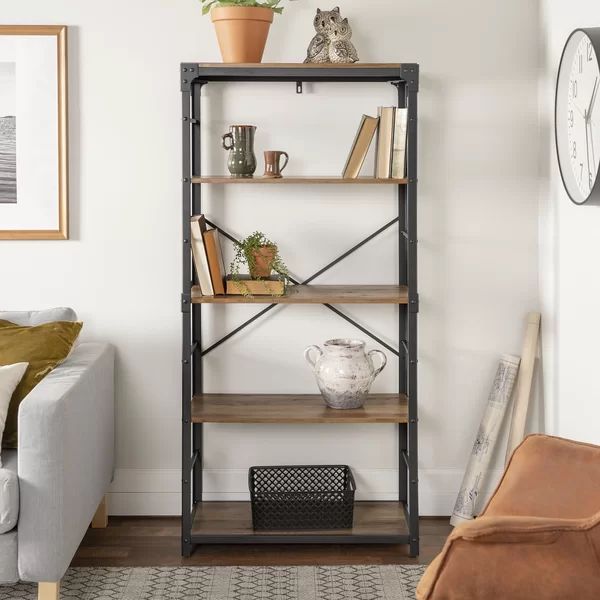 Cecelia 64" H x 30" W Etagere Bookcase | Wayfair North America