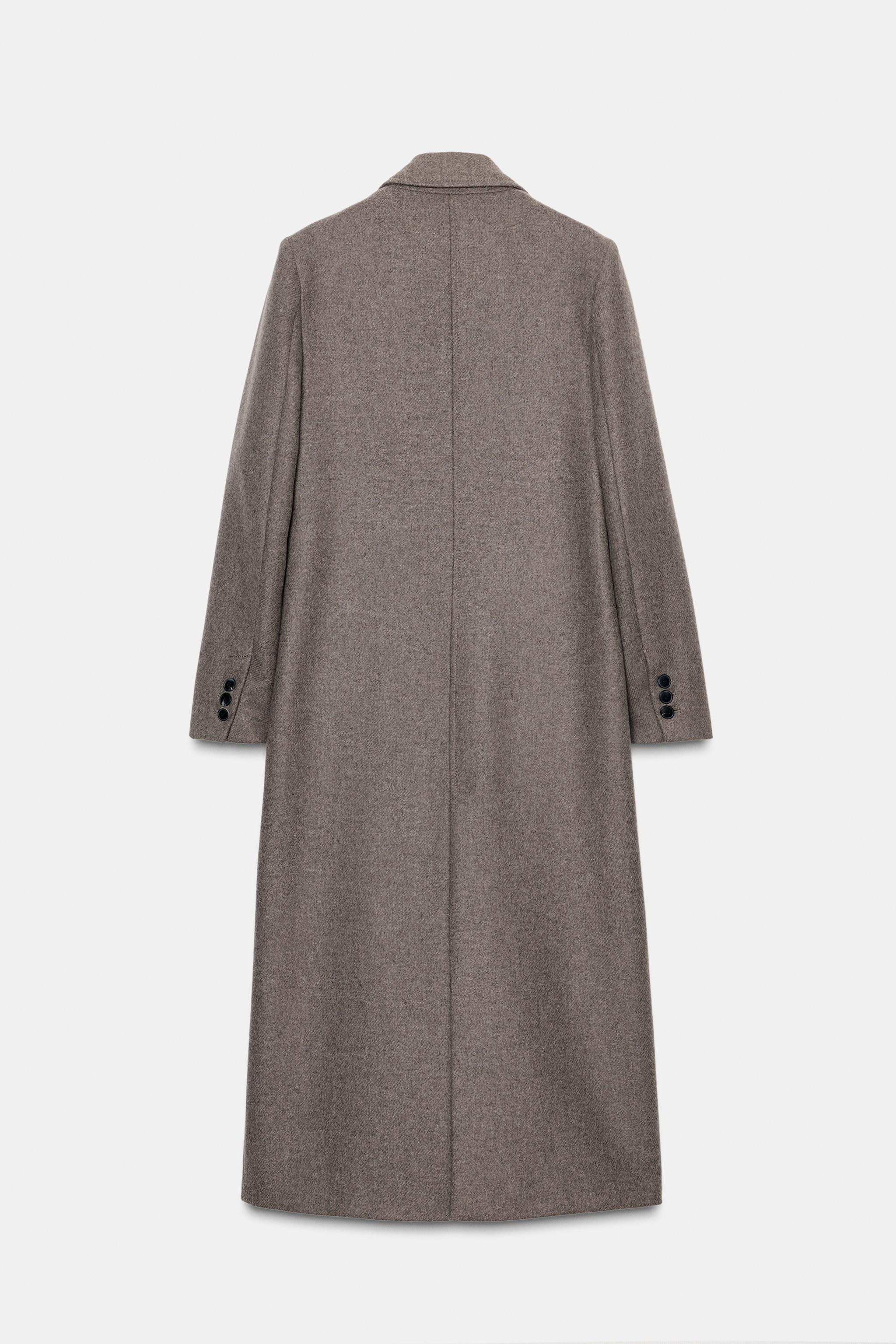 DOUBLE-BREASTED LONG COAT | Zara US