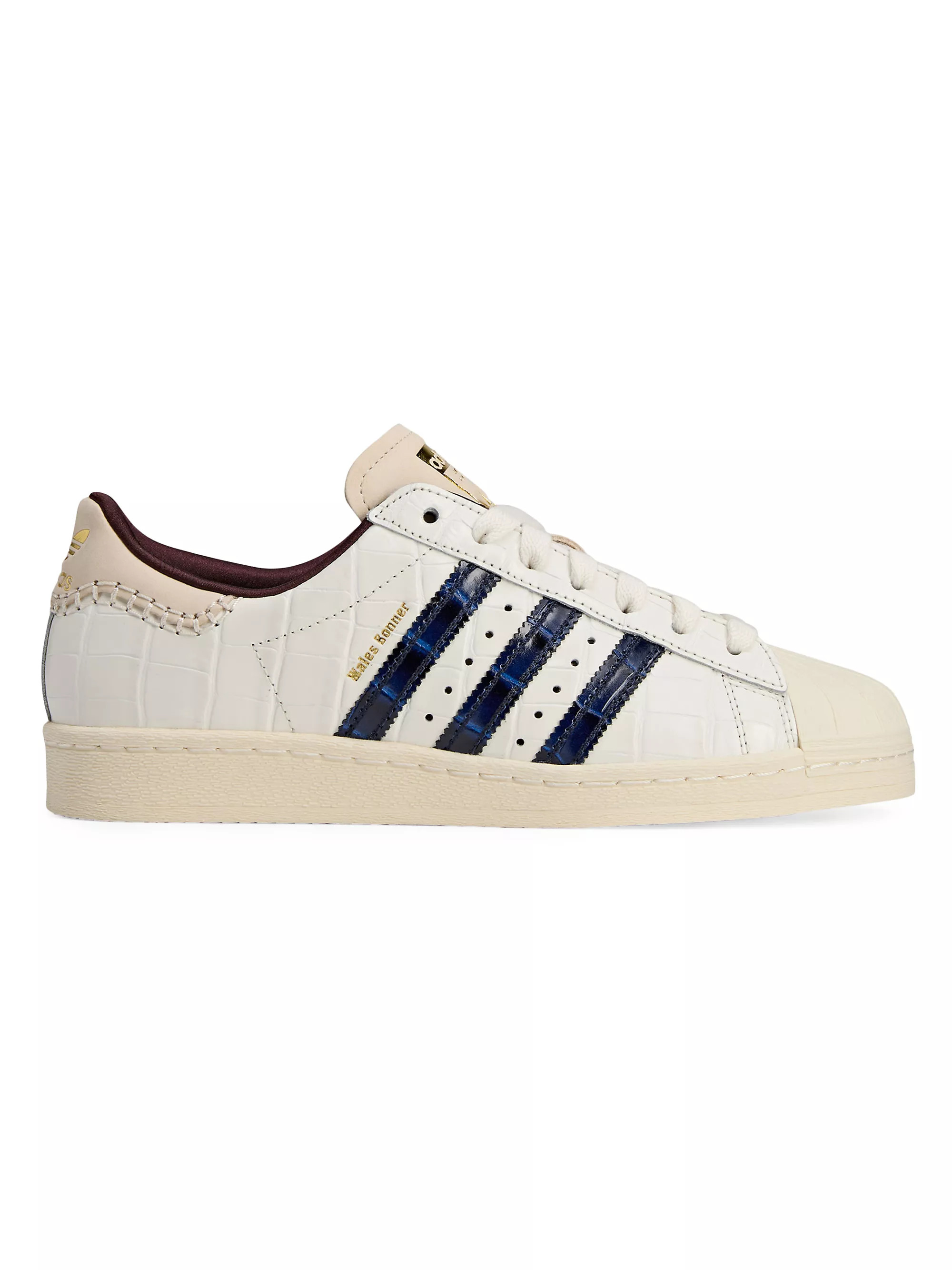 Unisex adidas x Wales Bonner Superstar Crocodile-Embossed Leather Sneakers | Saks Fifth Avenue