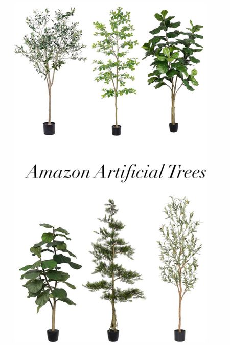 A few of my favorite artificial trees from Amazon! 

#LTKsalealert #LTKstyletip #LTKhome