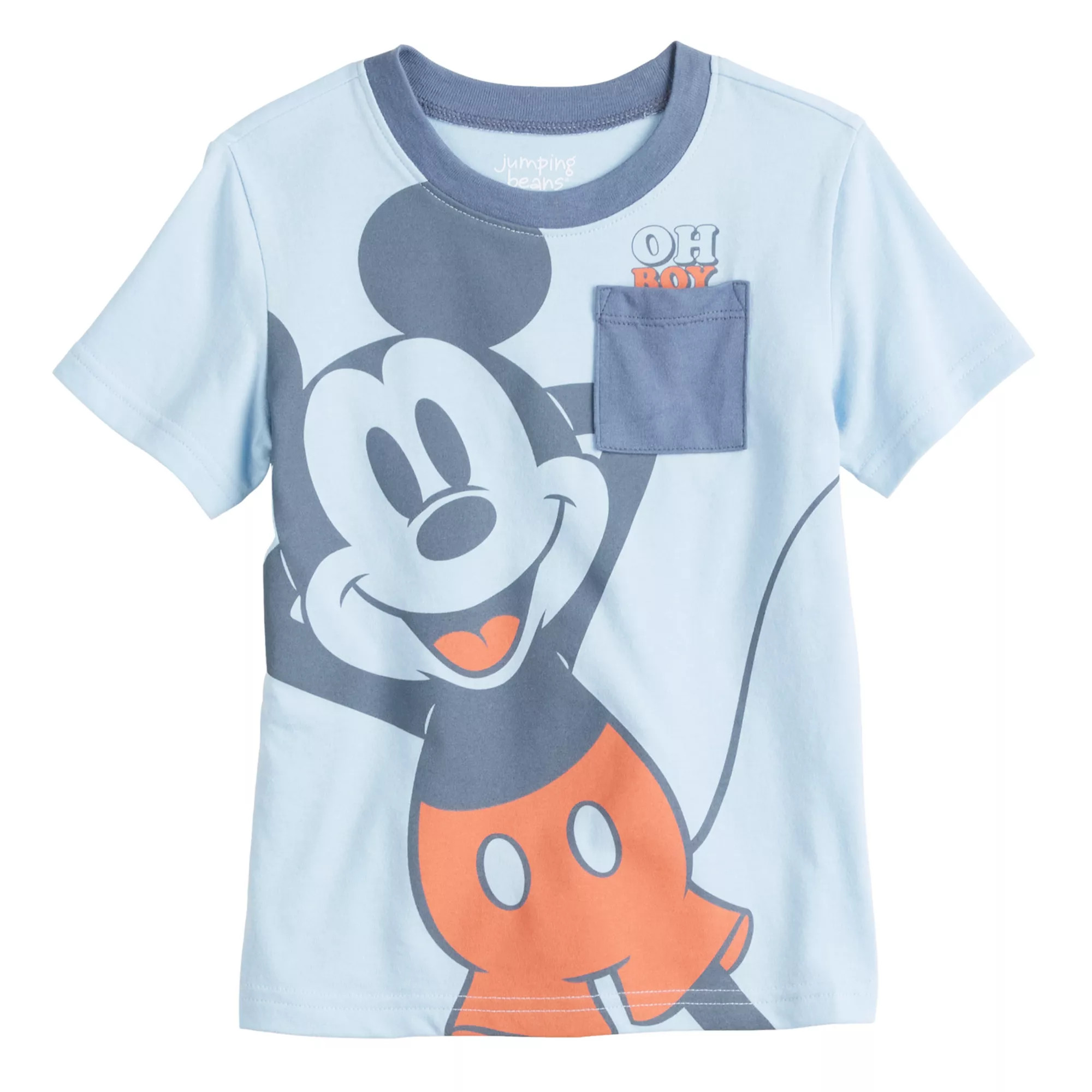 Disney's Mickey Mouse Baby & Toddler Short Sleeve Pocket Graphic Tee by Jumping Beans® | Kohl's