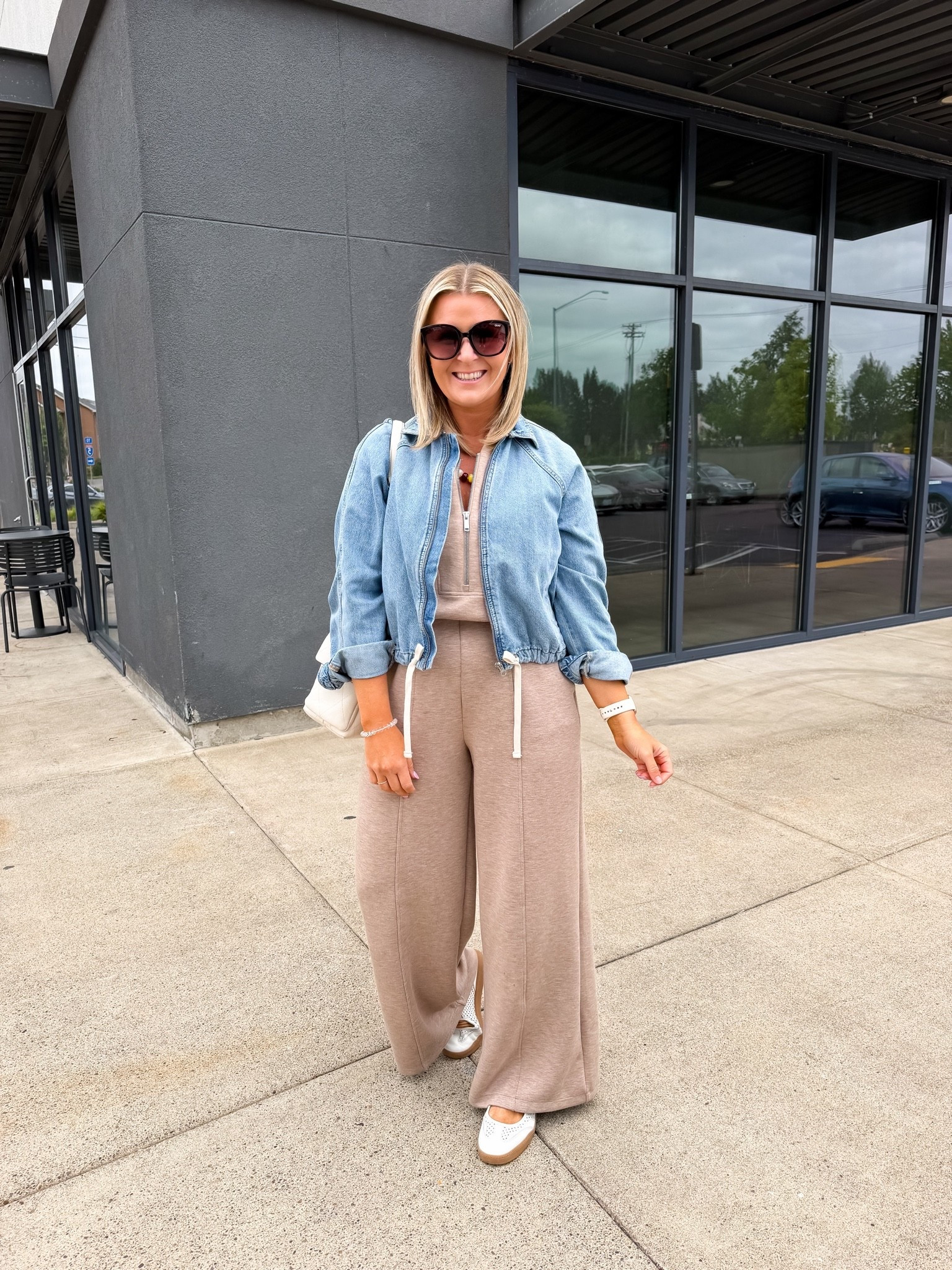 Travel outfit | road trip outfit 

Small petite jumpsuit
Shoes run generous - size down

#LTKOver40 #LTKPetite #LTKTravel