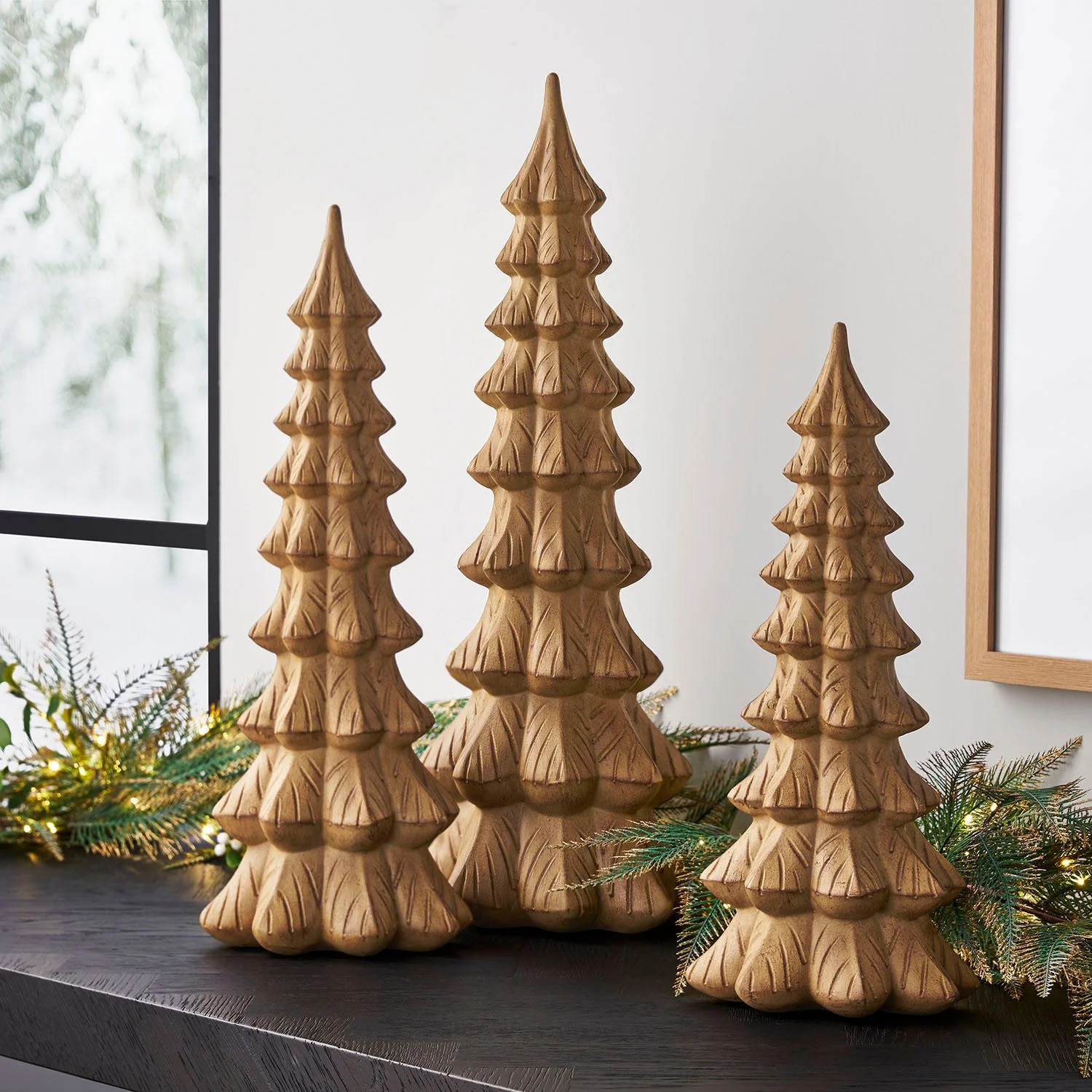 Member’s Mark Decorative Resin Trees, Set of 3 | Sam's Club