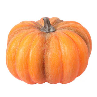 11.5" Dark Orange & Green Decorative Pumpkin by Ashland® | Michaels | Michaels Stores