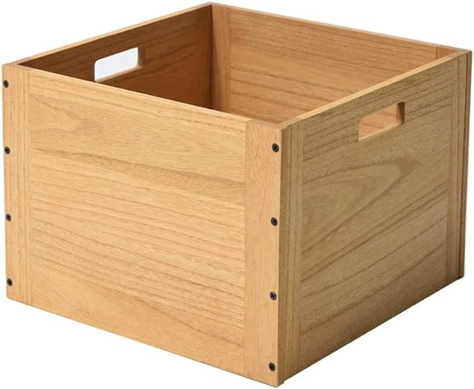 Kirigen Stackable Wood Storage Cube /Basket/ Bins Organizer for Home Books Clothes Toy Modular Op... | Amazon (US)