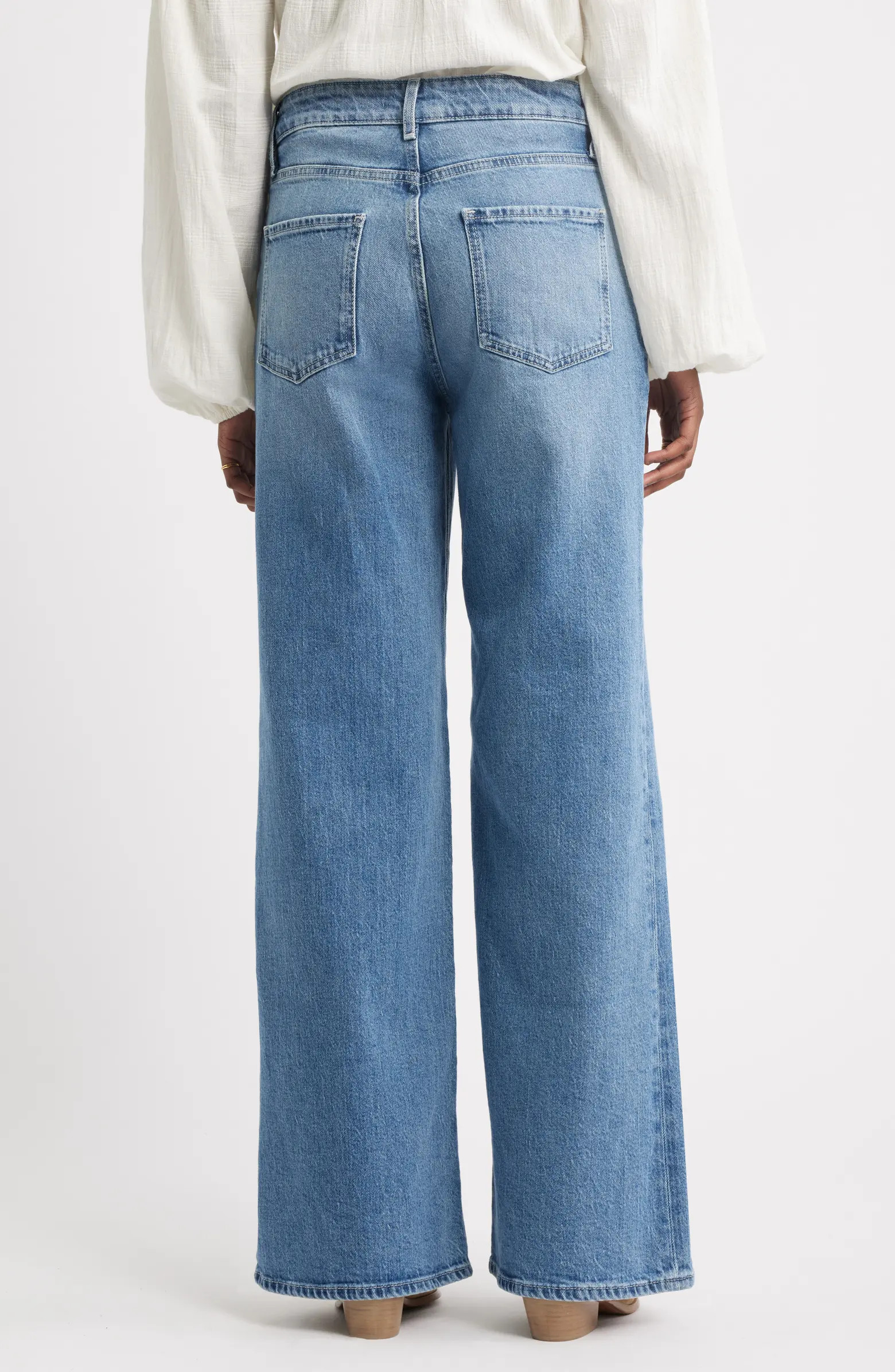 High Waist Denim Wide Leg Jeans | Nordstrom