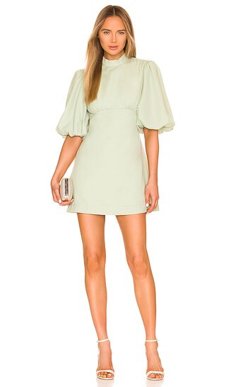 Shyla Mini Dress in Pistachio | Revolve Clothing (Global)