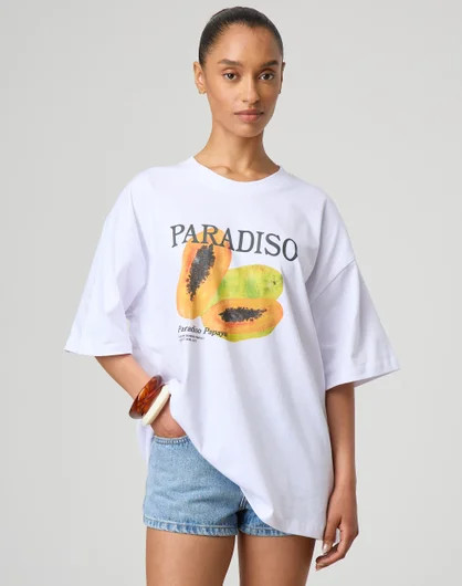 Graphic Oversized T-Shirt | Glassons (Australia)