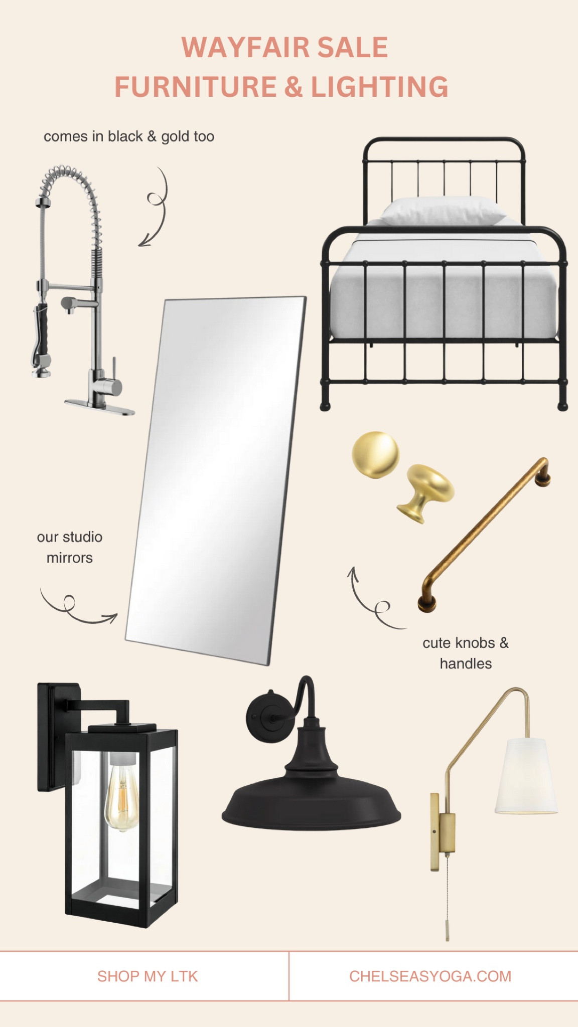 Wayfair furniture and lighting sale ✨ my studio mirrors are on sale! Also linking a few other pieces I’m loving 

#LTKsalealert #LTKhome