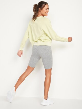 High-Waisted Elevate Biker Shorts 2-Pack for Women -- 8-inch inseam | Old Navy (US)