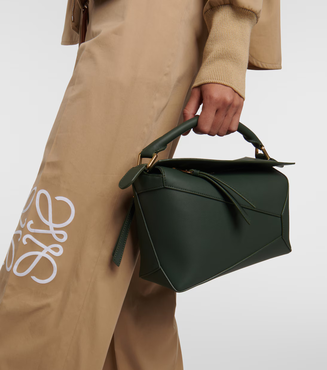 Puzzle Edge Small leather shoulder bag | Mytheresa (US/CA)