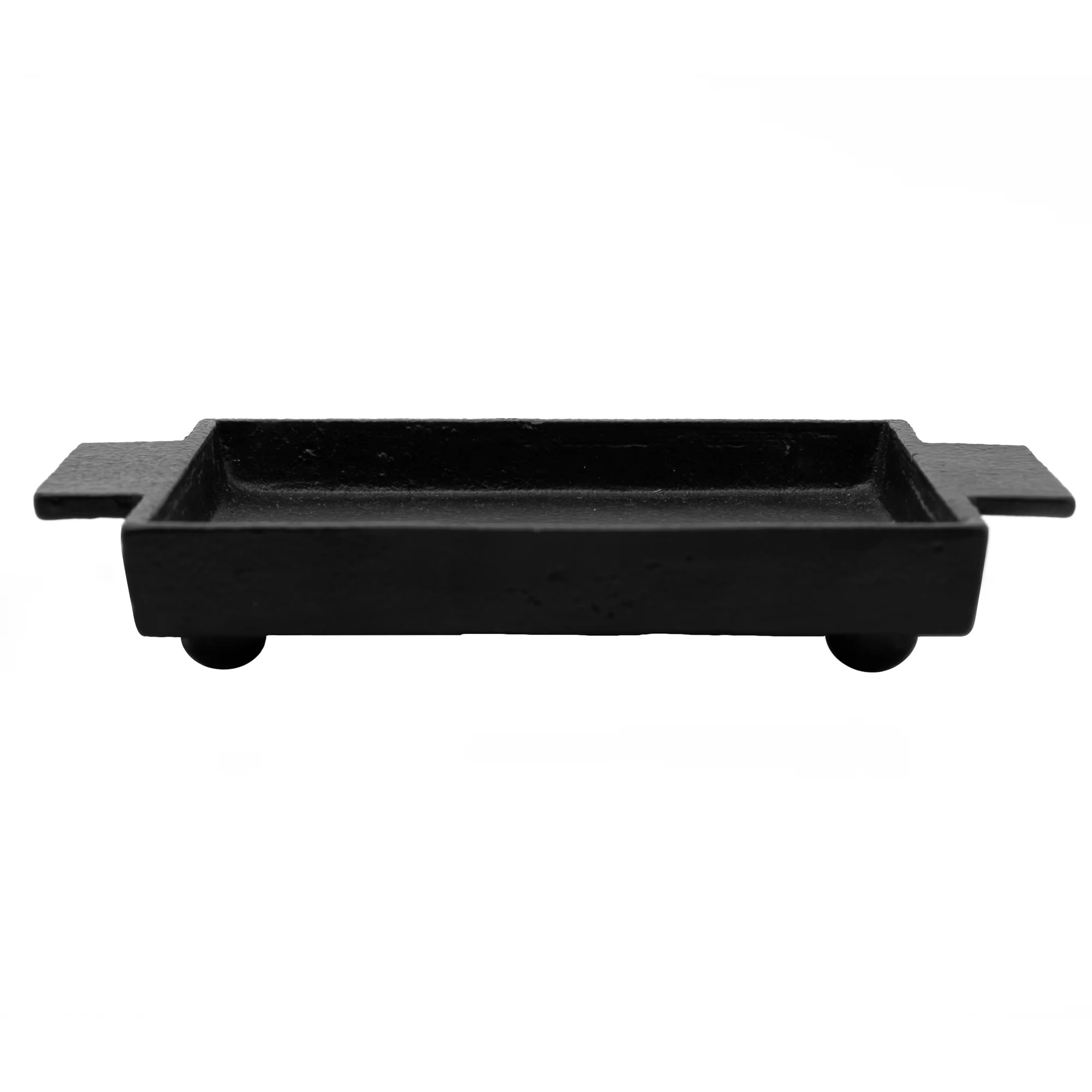 Better Homes & Gardens Black Cast Iron Tray Candleholder Plate, 5" | Walmart (US)