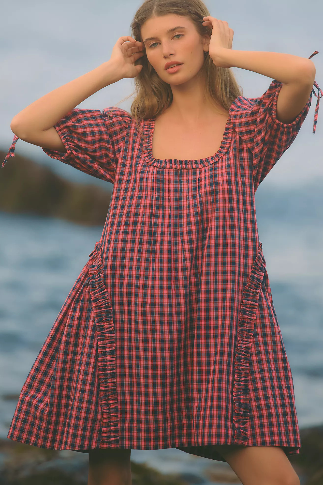 Damson Madder Meri Mini Dress | Anthropologie (US)