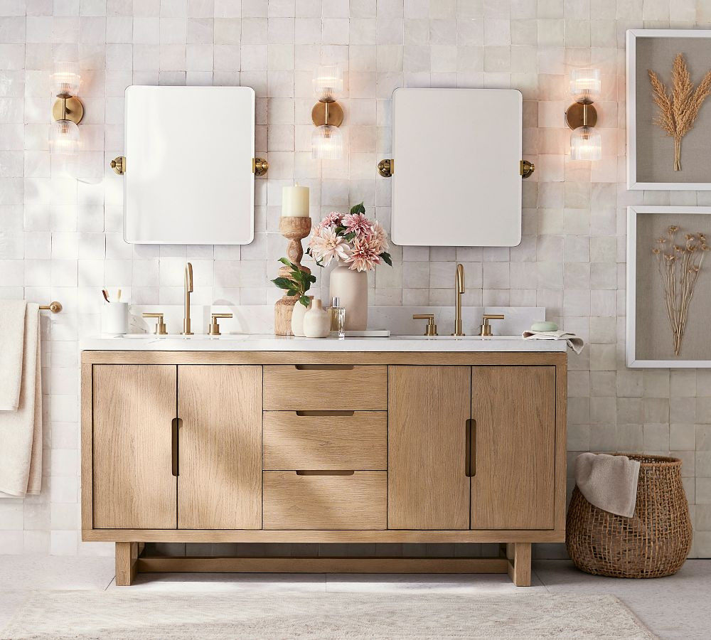 Portola 65" Double Sink Vanity | Pottery Barn (US)