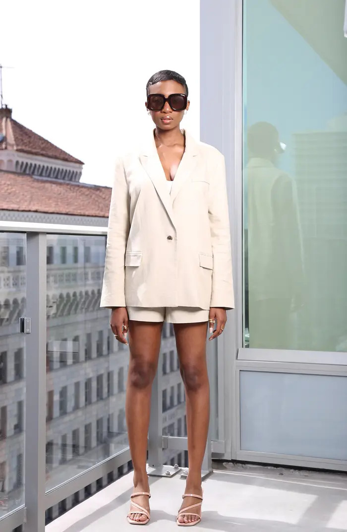 Linen Blend Blazer | Nordstrom